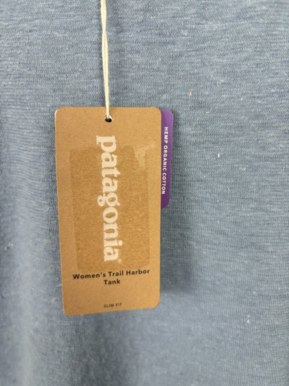Patagonia Women’s Trail Harbor Tank Top Light Plume Grey Medium New With Tag's. - Picture 5 of 8